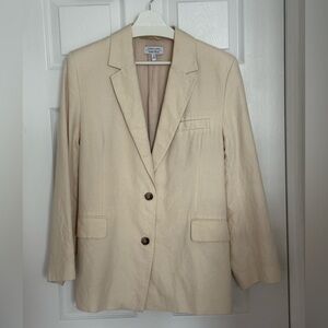 & Other Stories Fitted Linen Blazer